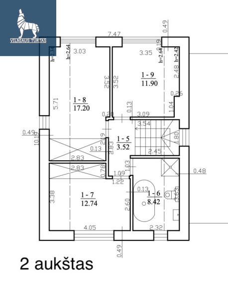 Parduodamas namas Vilniaus r. sav., Putiniškių k., Putiniškių, 137.37 m2 ploto, 2 aukštai 11