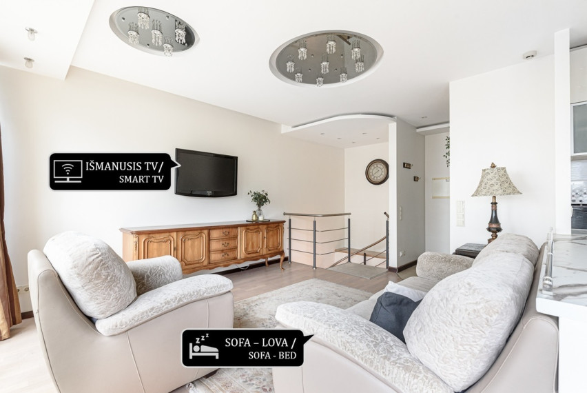 Nuomojamas butas Lvivo g., Šnipiškės, Vilniaus m., Vilniaus m. sav., 70 m2 ploto, 3 kambariai 4