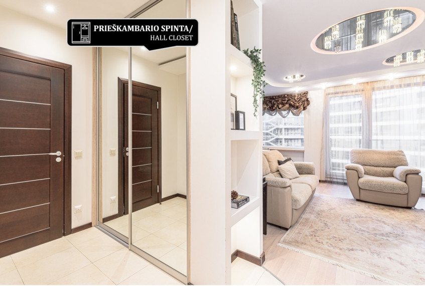 Nuomojamas butas Lvivo g., Šnipiškės, Vilniaus m., Vilniaus m. sav., 70 m2 ploto, 3 kambariai 9