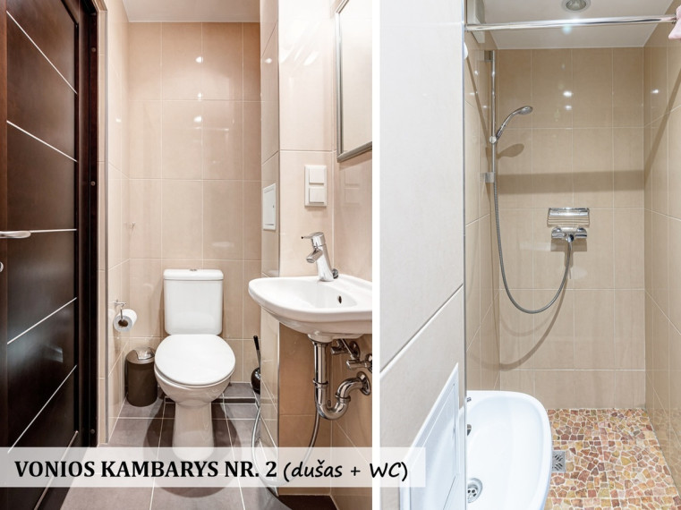 Nuomojamas butas Lvivo g., Šnipiškės, Vilniaus m., Vilniaus m. sav., 70 m2 ploto, 3 kambariai 21