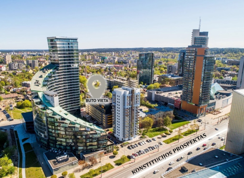 Nuomojamas butas Lvivo g., Šnipiškės, Vilniaus m., Vilniaus m. sav., 70 m2 ploto, 3 kambariai 25
