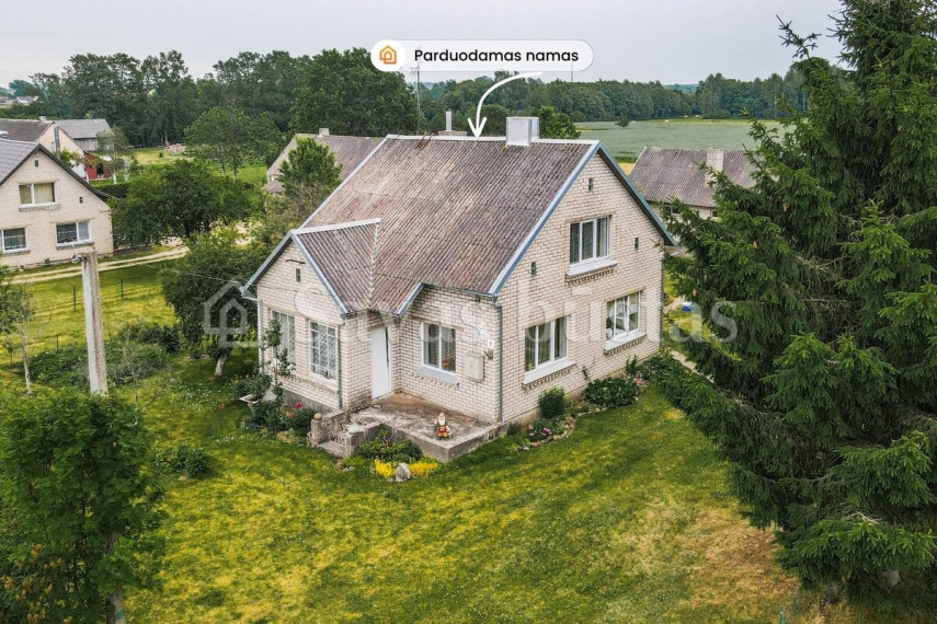 Parduodamas namas Mažeikių r. sav., Ukrinų k., Varduvos, 100.07 m2 ploto, 2 aukštai 1