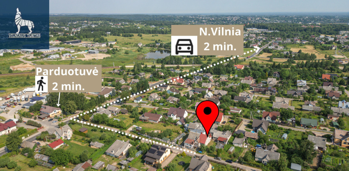 Parduodamas namas Vilniaus r. sav., Grigaičių k., Spalio g., 94.23 m2 ploto, 2 aukštai 6