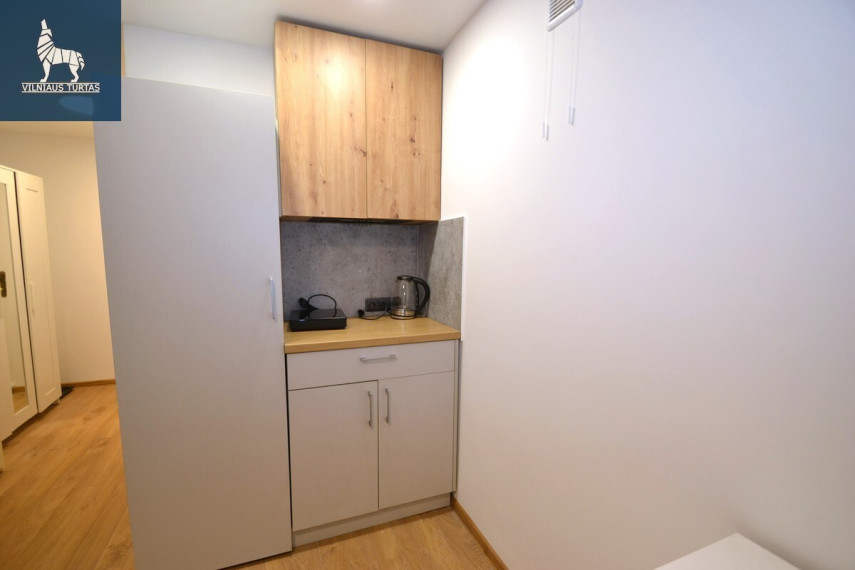 Nuomojamas butas Šaltkalvių g., Naujininkai, Vilniaus m., Vilniaus m. sav., 18 m2 ploto, 1 kambariai 5