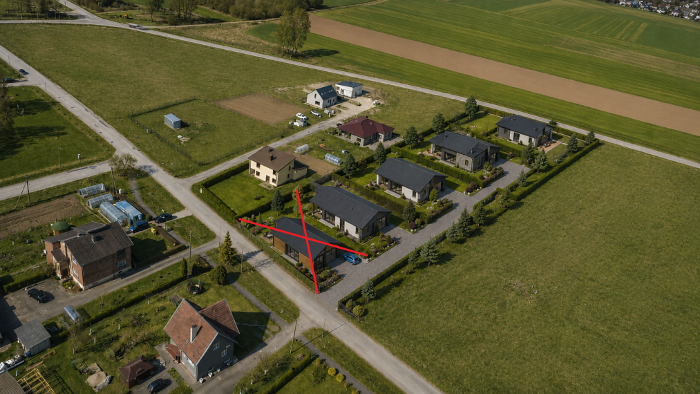 Parduodamas sklypas Medžiotojų g., Voveriškių k., Šiaulių r. sav., 7.28 a ploto 1