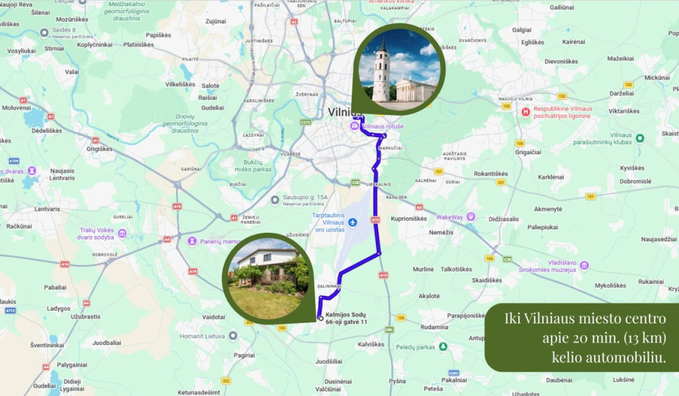 Parduodamas namas Kelmijos Sodų 66-oji g., Vilniaus m., Vilniaus m. sav., 202.74 m2 ploto, 2 aukštai 30