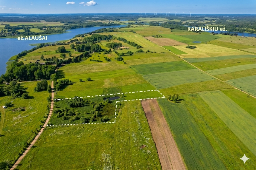 Parduodamas sklypas Trakų k., Molėtų r. sav., 157 a ploto 2
