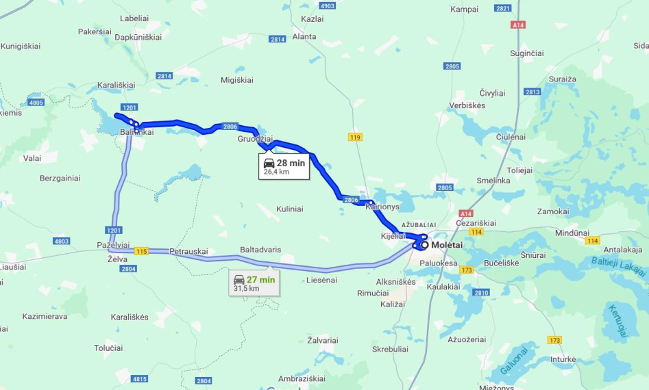 Parduodamas sklypas Trakų k., Molėtų r. sav., 157 a ploto 7