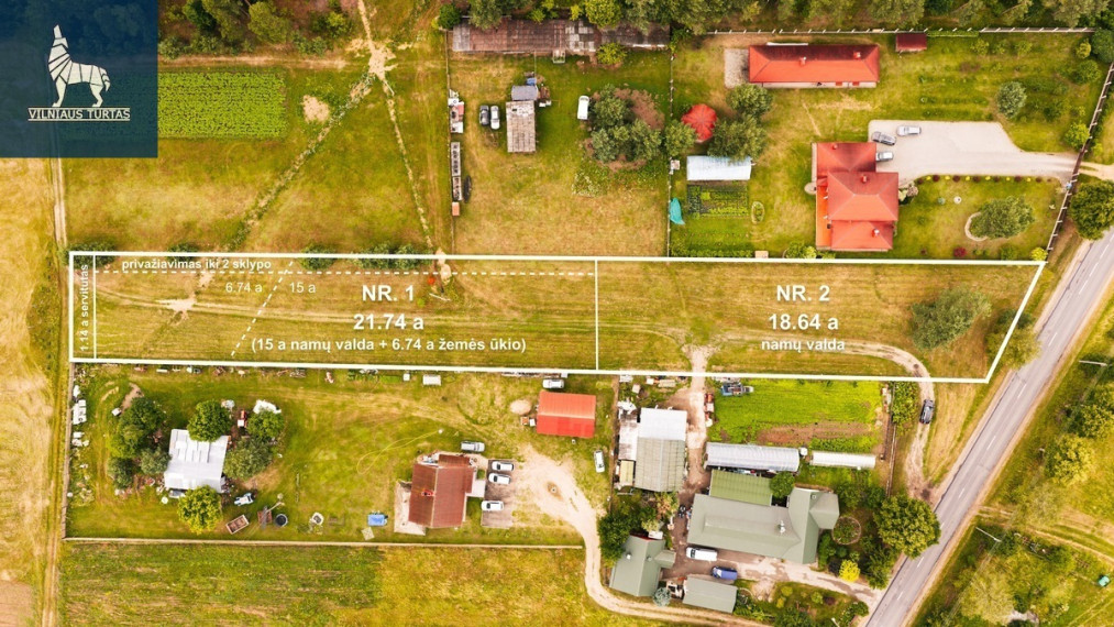 Parduodamas  sklypas Šermukšnių g., Papiškių k., Vilniaus r. sav., 18.64 a ploto 4