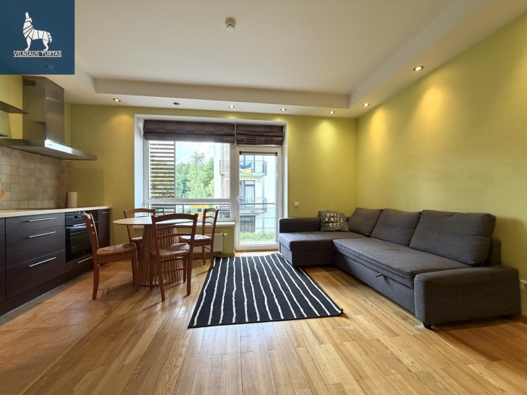 Nuomojamas butas Santariškių g., Santariškės, Vilniaus m., Vilniaus m. sav., 40 m2 ploto, 2 kambariai 1