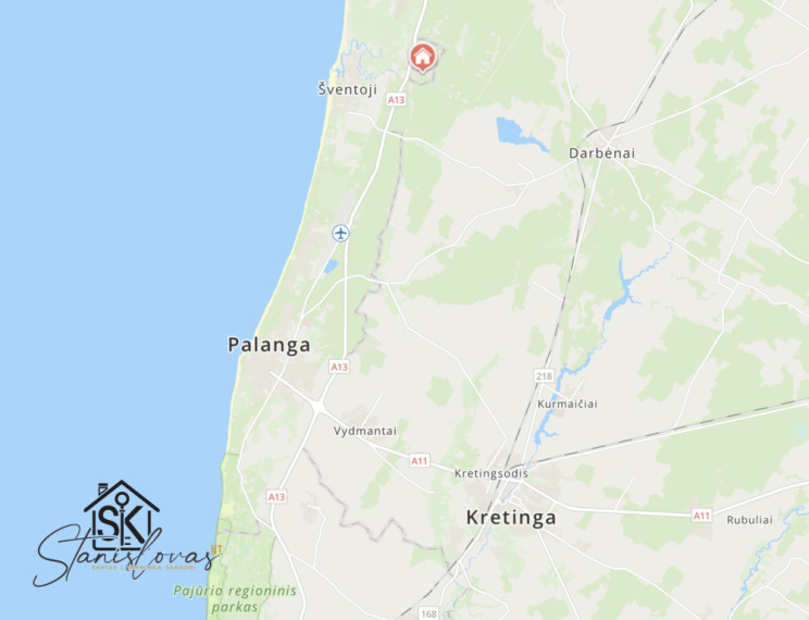 PARDUODAMAS ĮRENGTAS NAMAS SU KUBILU PALANGOJE, GERVUOGIŲ TAK. 44 49