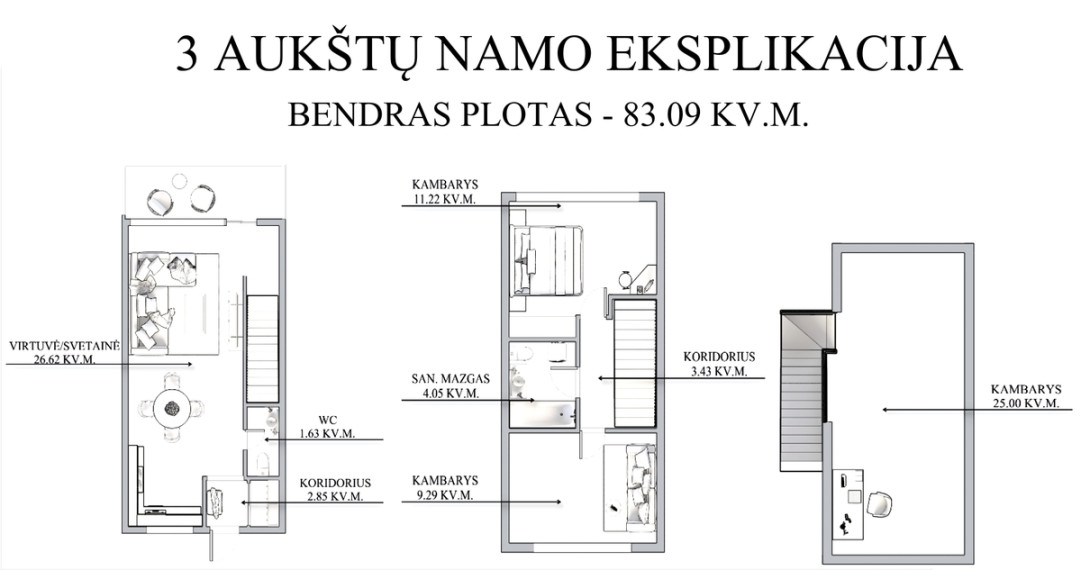 Parduodamas namas Senasalio g., Vilniaus m., Vilniaus m. sav., 75.09 m2 ploto, 2 aukštai 31