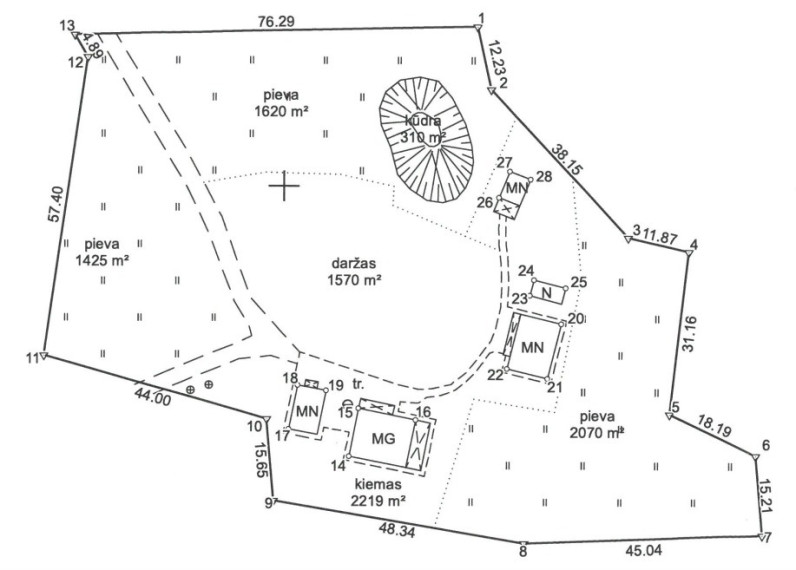 Parduodamas namas Stirnų g., Plytinės k., Šalčininkų r. sav., 200 m2 ploto, 1 aukštai 4