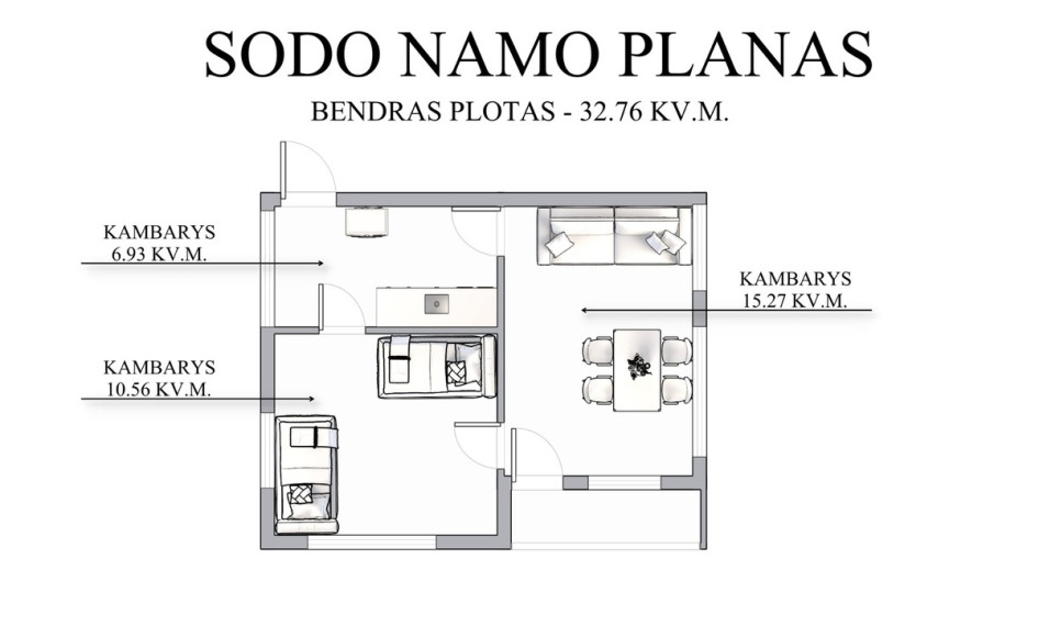 Parduodamas namas Kelmijos Sodų 83-ioji g., Vilniaus m., Vilniaus m. sav., 32.76 m2 ploto, 1 aukštai 16