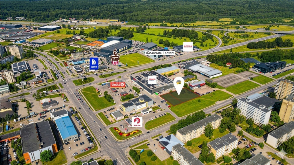 Parduodamas komercinės paskirties sklypas Partizanų g., Dainava, Kauno m., Kauno m. sav., 30 a ploto 3