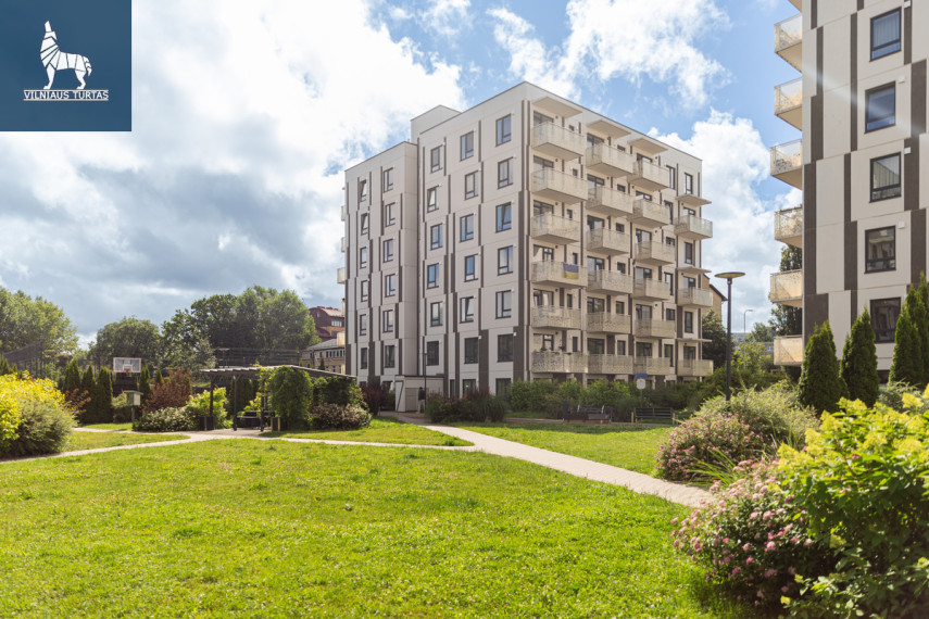 Nuomojamas butas M. Katkaus g., Žirmūnai, Vilniaus m., Vilniaus m. sav., 30.74 m2 ploto, 1 kambariai 15