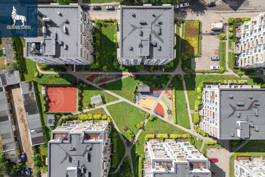 Nuomojamas butas M. Katkaus g., Žirmūnai, Vilniaus m., Vilniaus m. sav., 30.74 m2 ploto, 1 kambariai 16