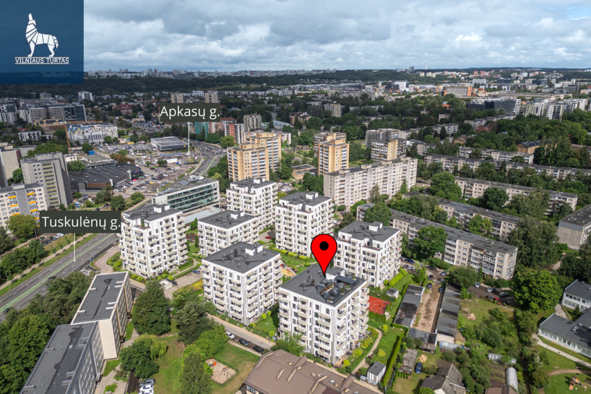 Nuomojamas butas M. Katkaus g., Žirmūnai, Vilniaus m., Vilniaus m. sav., 30.74 m2 ploto, 1 kambariai 22