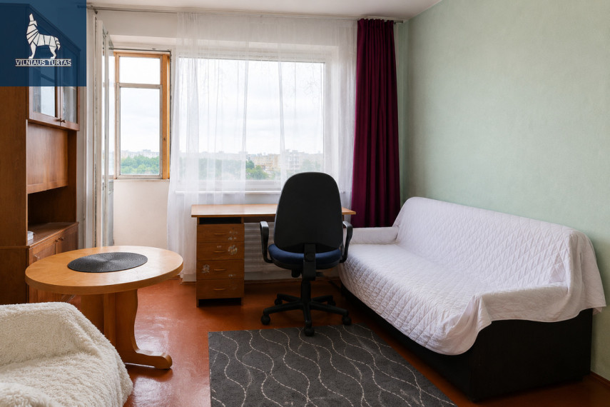 Nuomojamas butas Šeškinės g., Šeškinė, Vilniaus m., Vilniaus m. sav., 15 m2 ploto, 1 kambariai 2