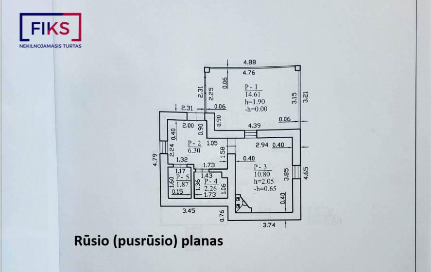 Parduodamas namas Tauralaukio k., Kauno r. sav., 67.57 m² ploto 4 kambariai 24
