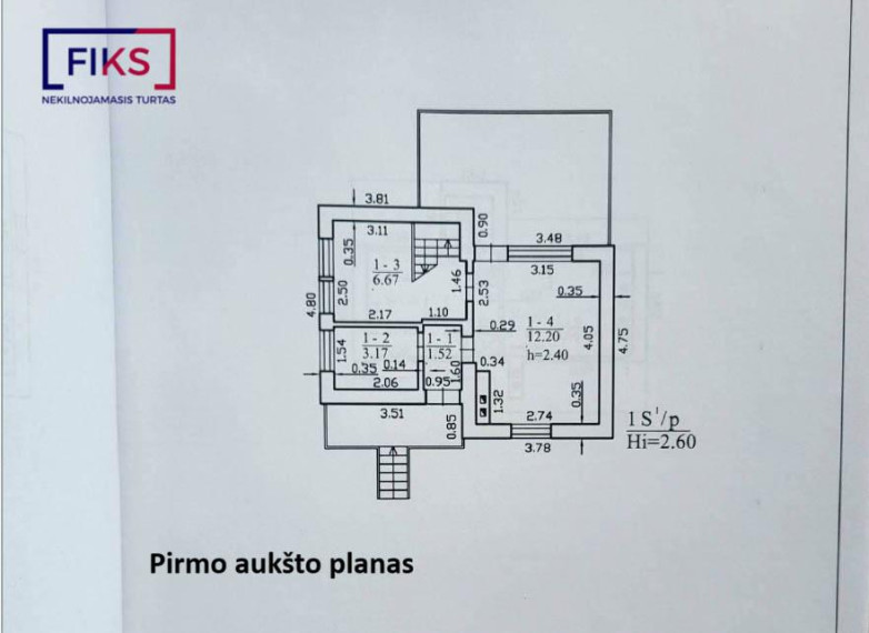 Parduodamas namas Tauralaukio k., Kauno r. sav., 67.57 m² ploto 4 kambariai 25
