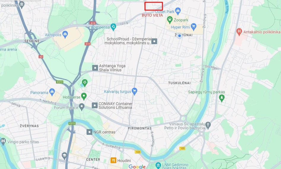 Nuomojamas butas Kalvarijų g., Žirmūnai, Vilniaus m., Vilniaus m. sav., 25 m2 ploto, 1 kambariai 18