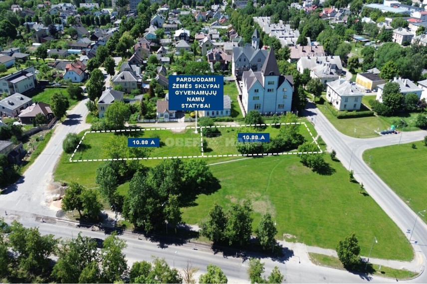 Parduodamas namų valdos paskirties sklypas Grafo Zubovo, Centras, Šiaulių m., Šiaulių m. sav., 10.88 a ploto 2
