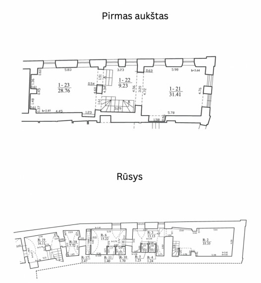Nuomojamos administracinės, paslaugų, prekybos patalpos Dominikonų g., Vilniaus m., Vilniaus m. sav., 150 m2 ploto 9