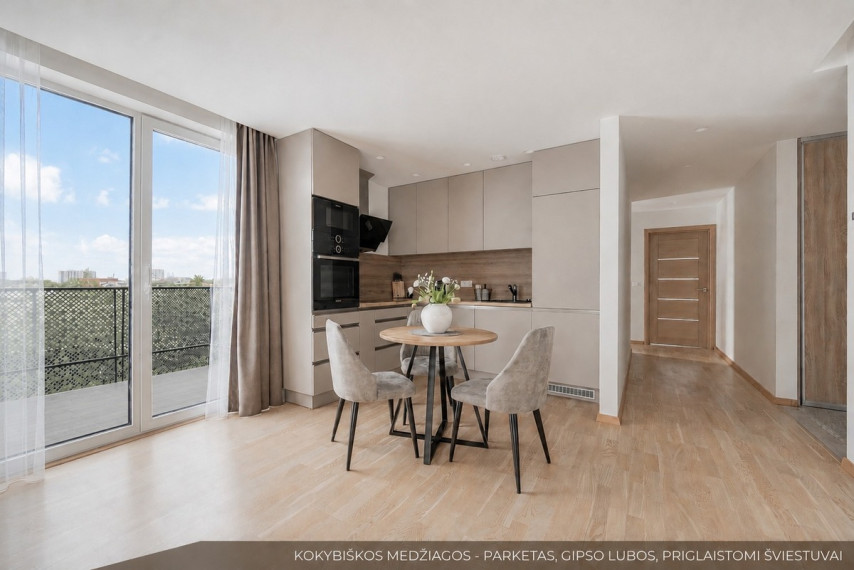 Nuomojamas butas Fabijoniškių g., Vilniaus m., Vilniaus m. sav., 66 m2 ploto, 3 kambariai 4