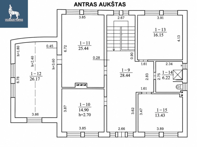 Parduodamas namas Bražuolės g., Trakų Vokė, Vilniaus m., Vilniaus m. sav., 393.29 m2 ploto, 2 aukštai 22
