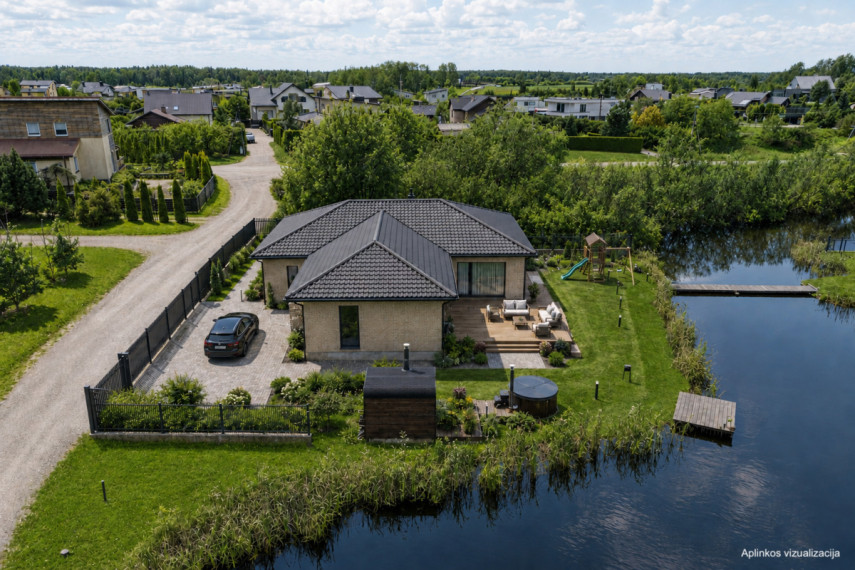 Parduodamas namas Šerkšno g., Pikutiškių k., Vilniaus r. sav., 136.87 m2 ploto, 1 aukštai 1