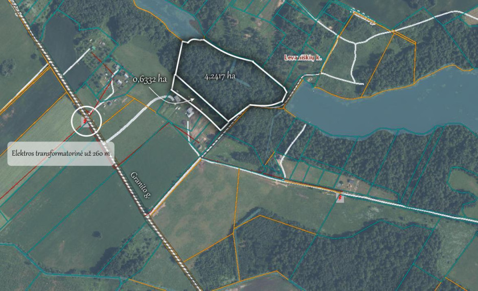 Parduodamas  sklypas Granito g., Levaniškių k., Širvintų r. sav., 487.49 a ploto 14