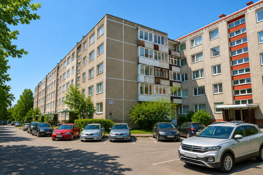 Parduodamas butas Debreceno g., Klaipėda, 62 kv.m ploto, 3 kambariai 3