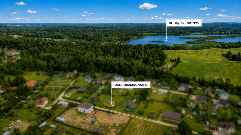 Parduodamas namas Gėlių g., Gervėnų k., Šiaulių r. sav., 37.45 m² ploto 3 kambariai 32