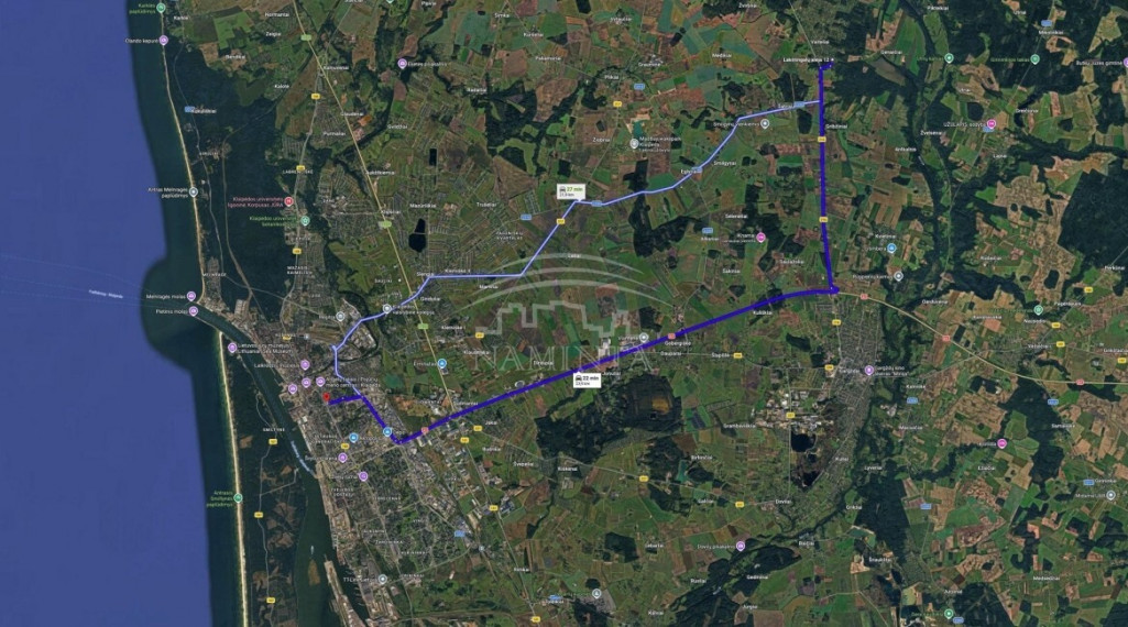 Parduodamas  sklypas Vaitelių k., Klaipėdos r. sav., 12 a ploto 2