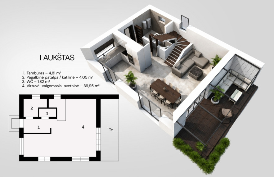 Parduodamas namas Pušyno g., Radailių k., Klaipėdos r. sav., 130 m2 ploto, 2 aukštai 31