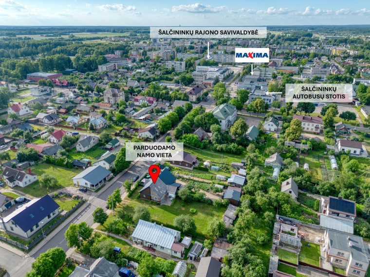 Parduodamas namas Vilniaus g., Šalčininkų m., Šalčininkų r. sav., 78.01 m2 ploto, 1 aukštai 32