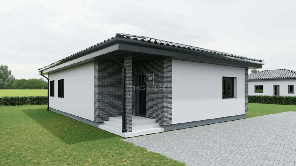 Parduodamas namas Kiškėnų k., Klaipėdos r. sav., 102 m2 ploto, 1 aukštai 1