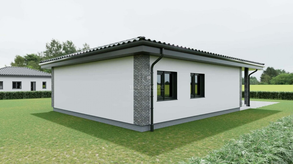 Parduodamas namas Kiškėnų k., Klaipėdos r. sav., 102 m2 ploto, 1 aukštai 4