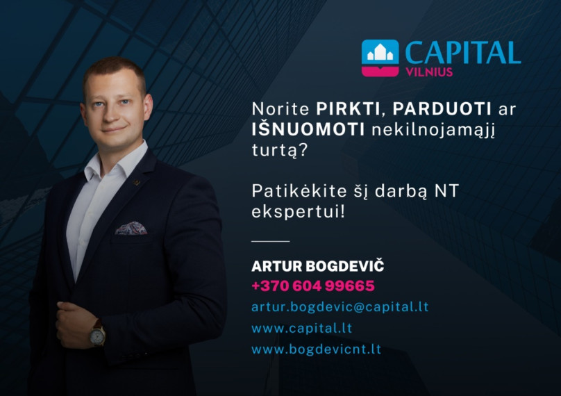 Nuomojamas butas Kareivių g., Žirmūnai, Vilniaus m., Vilniaus m. sav., 48 m2 ploto, 2 kambariai 25