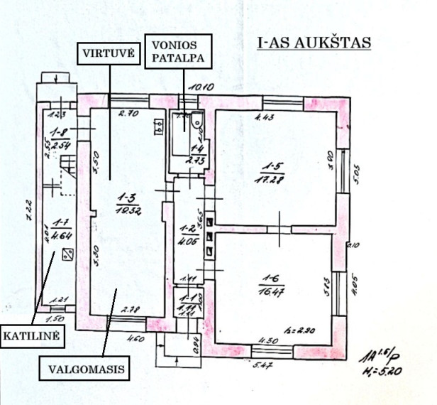 Parduodamas namas K. Binkio g., Panevėžio m., Panevėžio m. sav., 126.07 m2 ploto, 2 aukštai 7