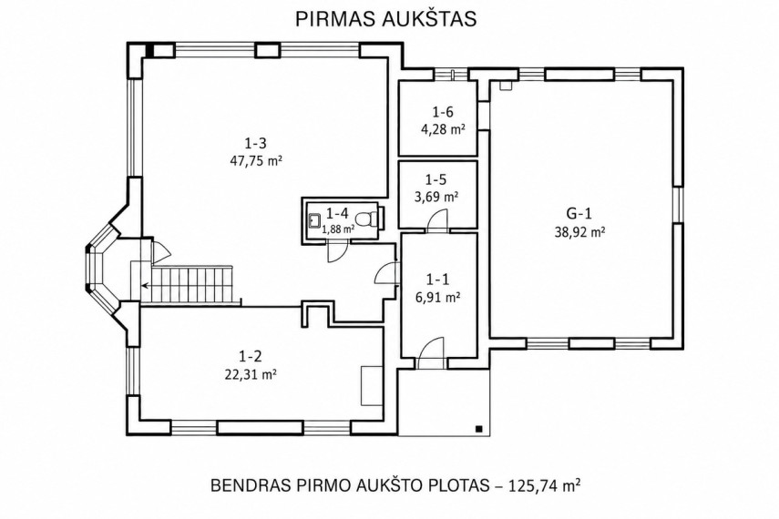 Parduodamas namas Barkūnų g., Kauno m., Kauno m. sav., 238 m2 ploto, 2 aukštai 31