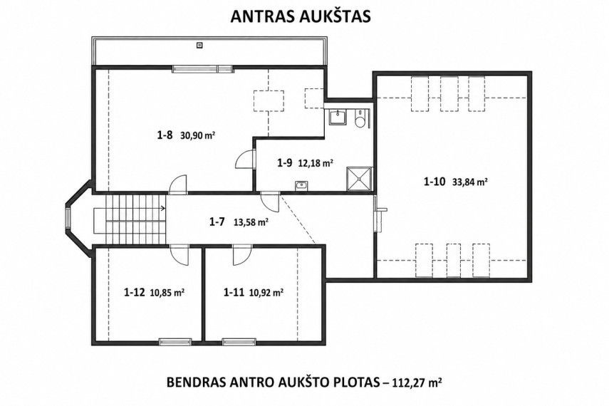 Parduodamas namas Barkūnų g., Kauno m., Kauno m. sav., 238 m2 ploto, 2 aukštai 32
