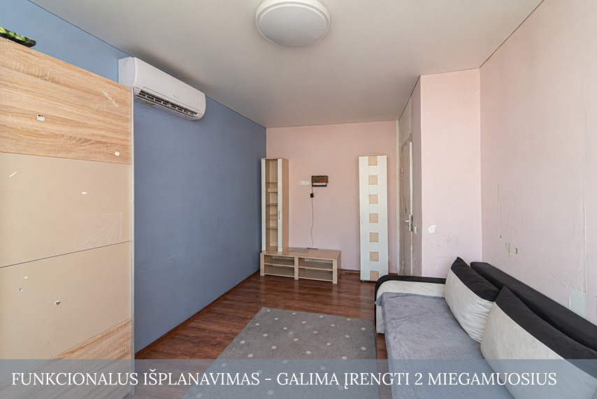Parduodamas butas Kementos g., Giedraičių mstl., Molėtų r. sav., 47.64 m2 ploto, 2 kambariai 6