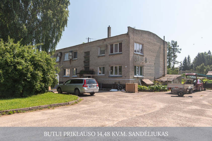 Parduodamas butas Kementos g., Giedraičių mstl., Molėtų r. sav., 47.64 m2 ploto, 2 kambariai 16