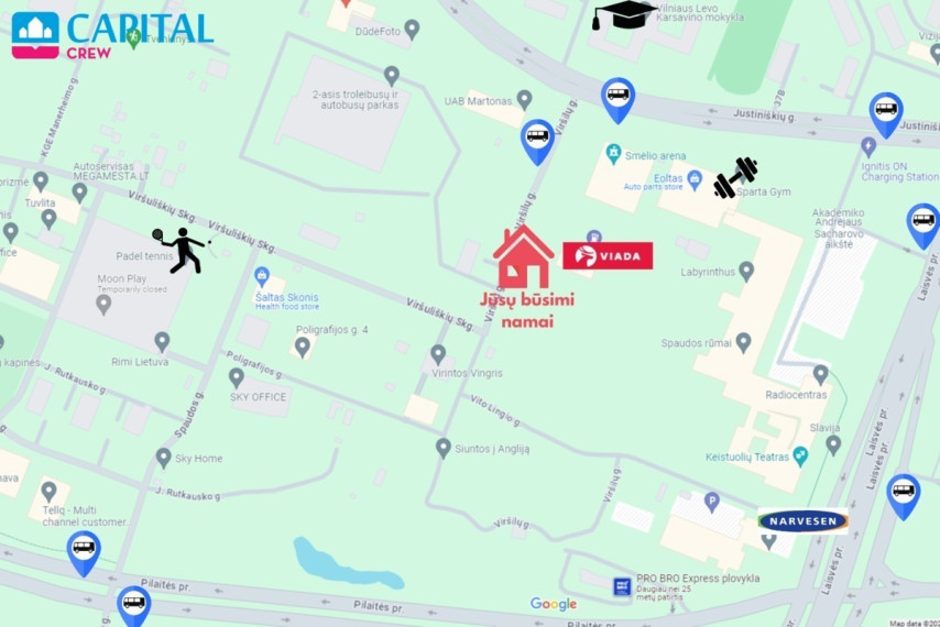 Nuomojamas butas Viršilų g., Vilniaus m., Vilniaus m. sav., 27 m2 ploto, 1 kambariai 23