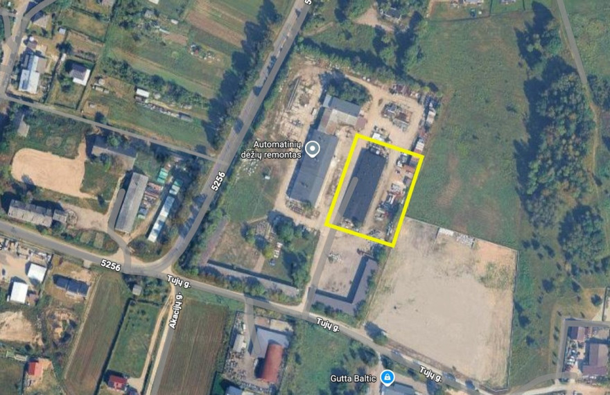 Parduodamos gamybinės, kitos paskirties, paslaugų, prekybos, sandėliavimo patalpos Tujų g., Raudondvario k., Vilniaus r. sav., 925.03 m2 ploto 1