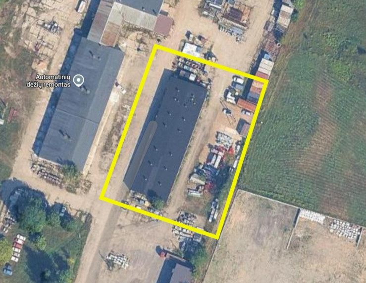 Parduodamos gamybinės, kitos paskirties, paslaugų, prekybos, sandėliavimo patalpos Tujų g., Raudondvario k., Vilniaus r. sav., 925.03 m2 ploto 2