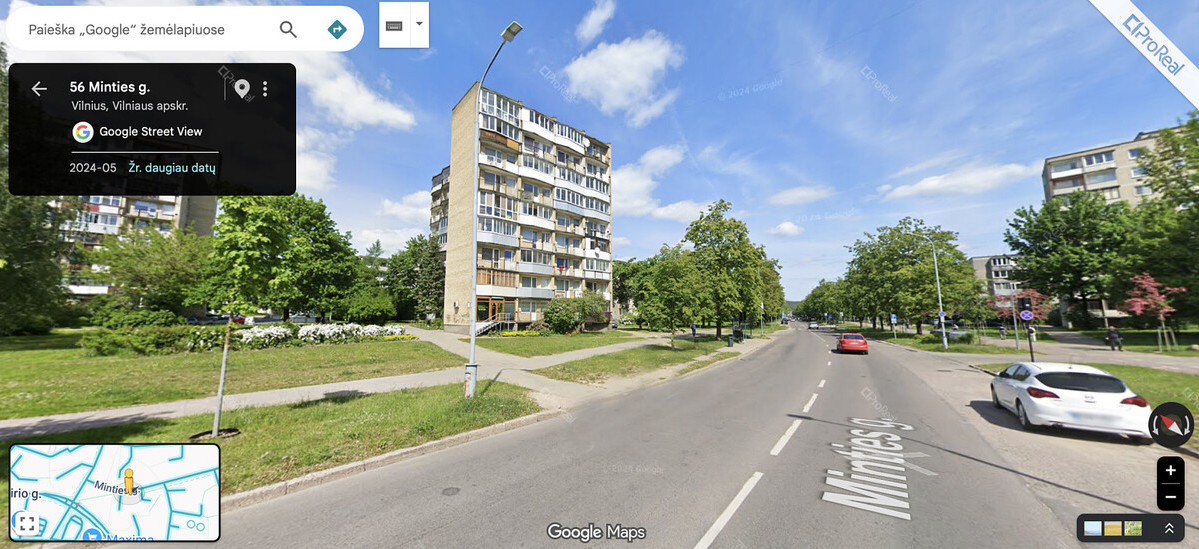 Nuomojamas butas Minties g., Vilniaus m., Vilniaus m. sav., 21 m2 ploto, 1 kambariai 14