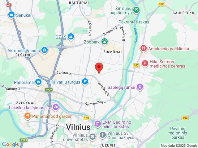 Nuomojamas butas Minties g., Vilniaus m., Vilniaus m. sav., 21 m2 ploto, 1 kambariai 16